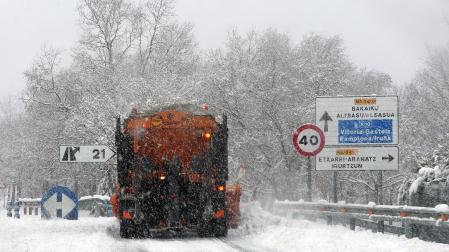 Fotos de la nevada del Día de Reyes en Navarra