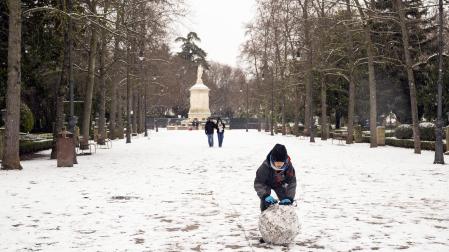Fotos de la nevada del Día de Reyes en Navarra