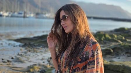 Sara Carbonero en una foto publicada en su perfil de Instagram de sus vacaciones en Lanzarote
