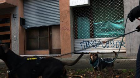 Bajera de Monasterio de Fitero, ayer por la tarde.