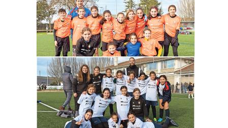 San Miguel de Noáin (arriba) y Claret Larraona (abajo), finalistas