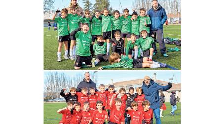 Ezkaba (arriba) y Luis Amigó (abajo), finalistas del Interescolar mixto de 2025