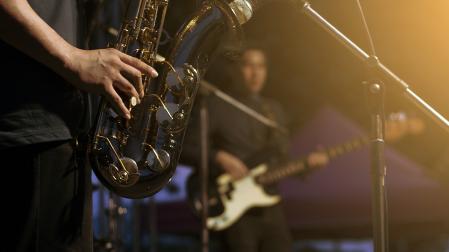 Imagen de un concierto de jazz