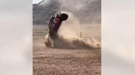Accidente de Calleja en el Dakar