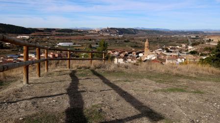 Vista del Alto Lorent de Andosilla donde se actuará este año