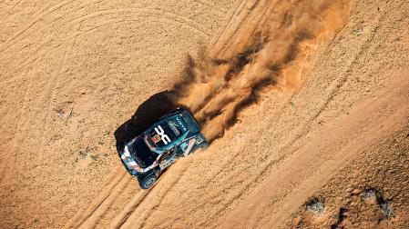 El catarí Nasser Al-Attiyah durante una etapa de este Dakar 2026
