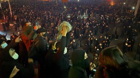 Protestas en Teherán