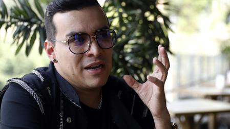 Fotografía de archivo del cantante colombiano Yeison Jiménez