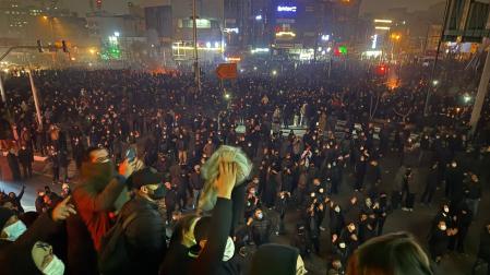 Protestas en Teherán