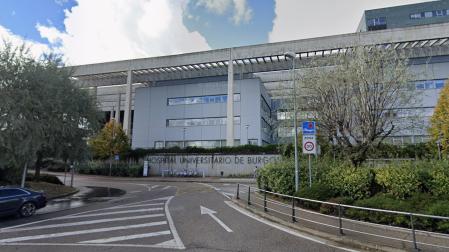 Acceso al Hospital Universitario de Burgos