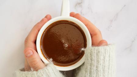 Muchas veces la mejor forma de entrar en calor es con un chocolate caliente...