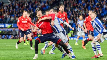Real Sociedad-Osasuna, octavos de final de la Copa del Rey.