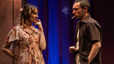 Nathalie Poza y Pablo Derqui, como Blance DuBois y Stanley Kowalski