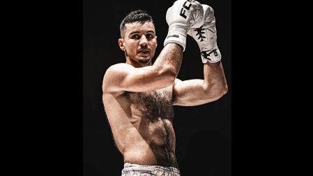 Mohamed Hamdi, en mayo pasado en un combate profesional en Lisboa