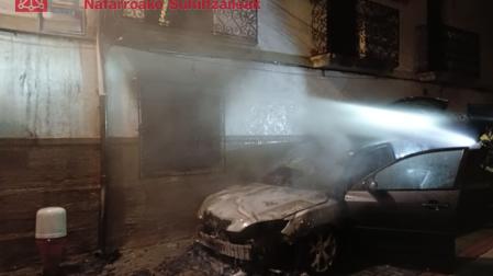Imagen del incendio en Allo
