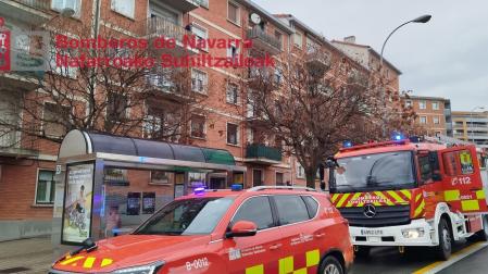 Efectivos de Bomberos desplazados para apagar el incendio de la Milagrosa