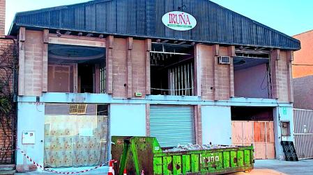 Obras en una nave del polígono de Mutilva Baja para nuevo restaurante asiático