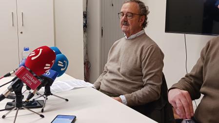Fernando Vidarte, en la rueda de prensa.