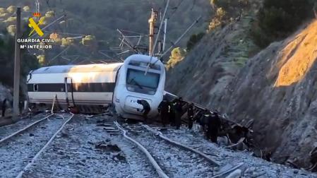 Fotos del accidente mortal ferroviario en Adamuz