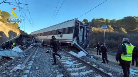 Fotos del accidente mortal ferroviario en Adamuz