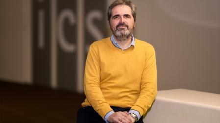 Francisco Güell, en el Instituto de Cultura y Sociedad (ICS) de la Universidad de Navarra, donde investiga.