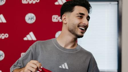 Raúl Moro, cuando llegó al Ajax este verano