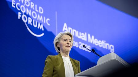 La presidenta de la Comisión Europea, Ursula von der Leyen