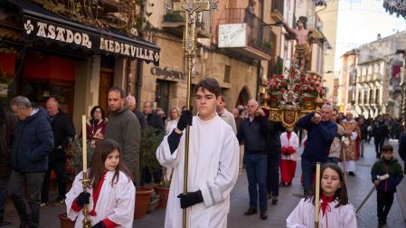 Fotos de la procesión de San Sebastián en Sangüesa
