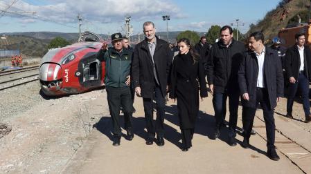 Fotos de la visita de los reyes Felipe VI y Letizia a Adamuz