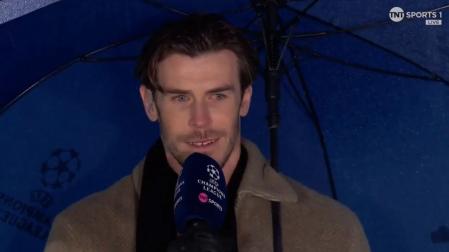 Gareth Bale, durante su intervención en TNT Sports en la que habló de la destitución de Xabi Alonso