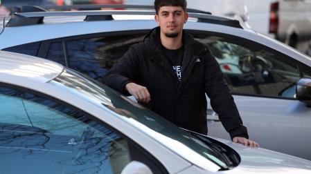 Manex Cortés Ariznabarreta, un joven afectado por el retraso en lo exámenes por la falta de examinadores