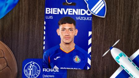 El delantero argentino Luis Vázquez, cuarto refuerzo invernal del Getafe CF