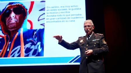 Manuel Martín Gómez, Jefe de Sección de Homicidios y Desaparecidos de la Policía Nacional, hablando del caso de Javier, aún sin resolver