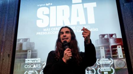 El director de 'Sirat', Óliver Laxe, asiste este jueves a un evento en Madrid para ver en directo el anuncio desde Los Ángeles de las nominaciones a los Óscar. 'Sirat' ha sido nominada a mejor película internacional y a mejor sonido