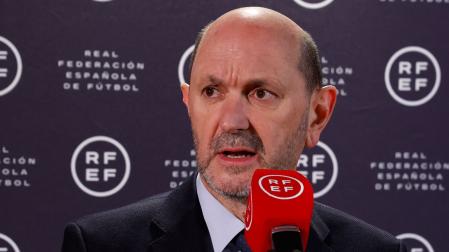 El presidente de la RFEF, Rafael Louzán