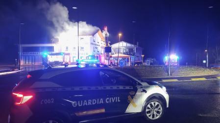 Incendio en una venta en Dantxarinea