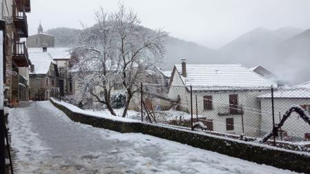 Isaba con nieve, este lunes