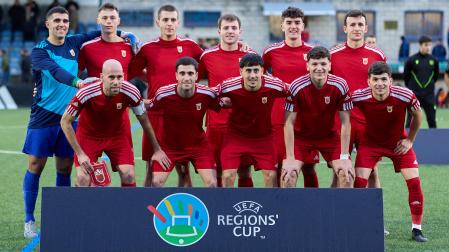 Navarra-País Vasco. Cuartos de final Copa Regiones UEFA.