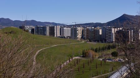Vista de parte del barrio de Erripagaña en la zona de Burlada,