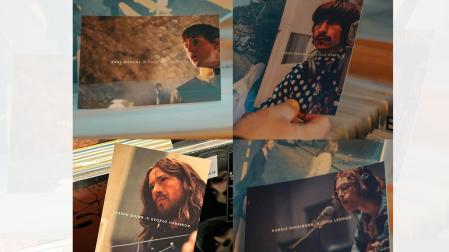 Primeras imágenes de los actores Paul Mescal, Barry Keoghan, Joseph Quinn y Harris Dickinson caracterizados como los cuatro miembros de la banda The Beatles