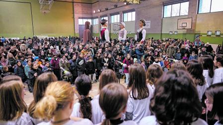 La instalación deportiva cubierta acogió buena parte de los actos del 50 aniversario