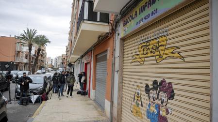 Vista general de la guardería del municipio valenciano de Algemesí cuya directora ha sido detenida por la Policía Nacional