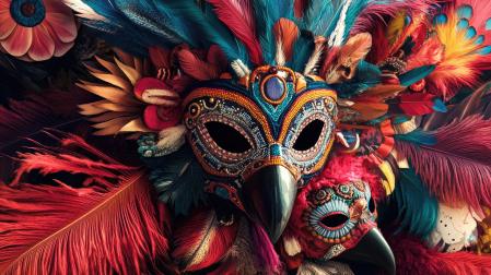 Un taller de máscaras de carnaval es uno de los planes infantiles de este fin de semana.