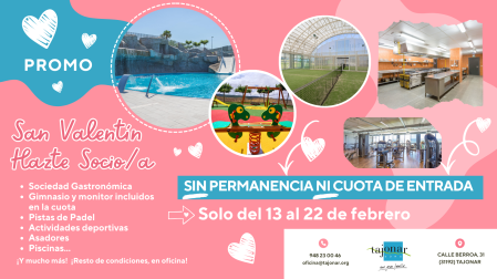 La cuota de socio incluye gimnasio, sociedad gastronómica y el disfrute de todas las instalaciones