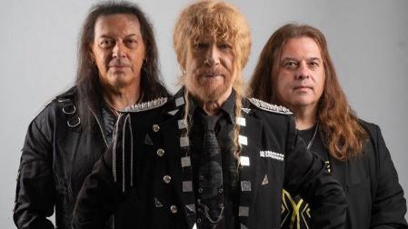 Paco Ventura, Manuel Martínez y Manuel Ibáñez, la actual formación de Medina Azahara