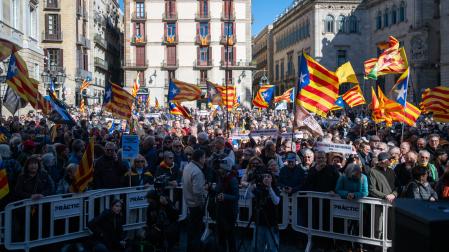 Manifestación de ANC y CdRep ‘Prou! Única via: independència’, este sábado en Barcelona