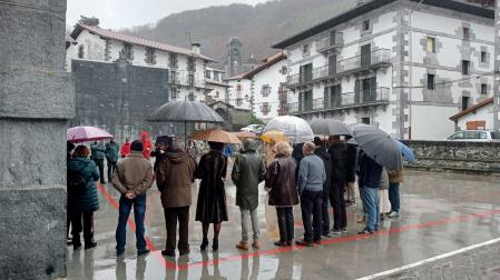 Homenaje a la víctimas del terrorismo en Leitza