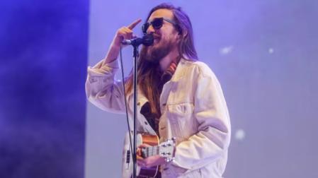 El cantante Carlos Sadness, en un concierto anterior