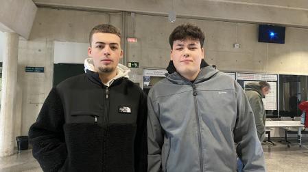 De derecha a izquierda Javier Iriarte Guillen y Pablo Iriarte Crespo