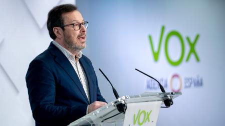 El portavoz nacional de Vox, José Antonio Fúster
